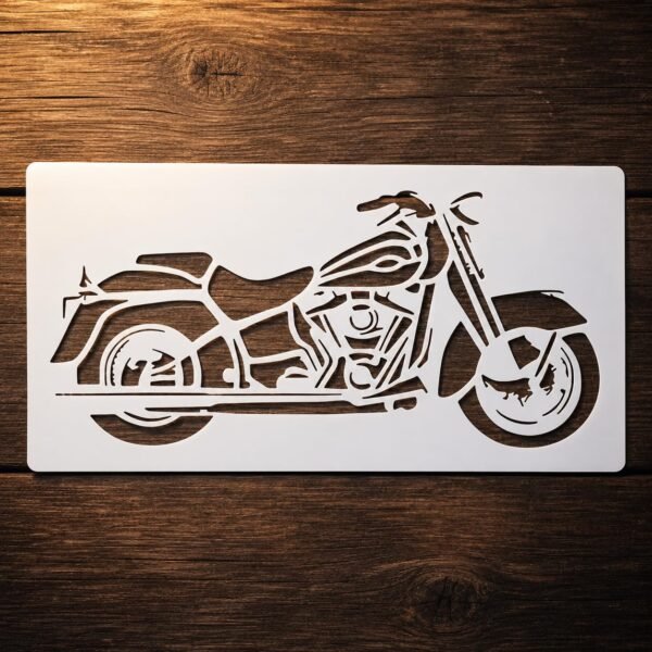 Motorcycle Stencil