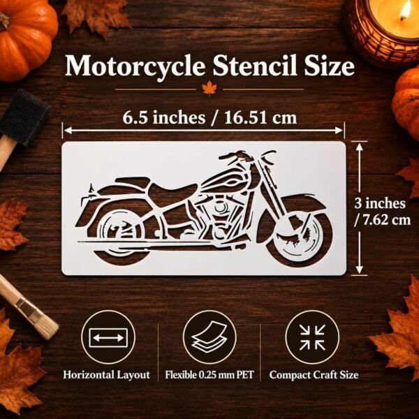 Motorcycle Stencil 2