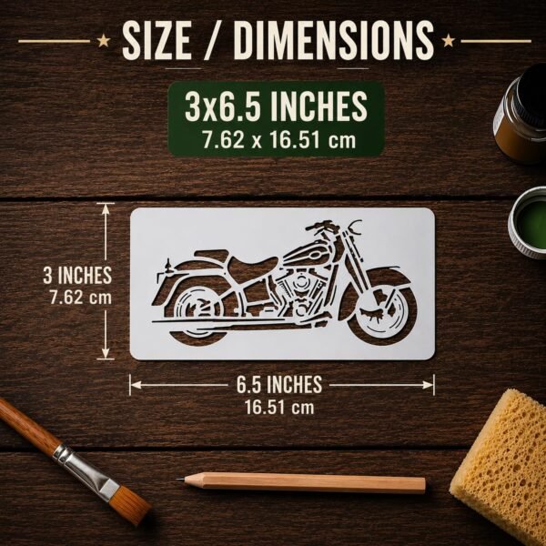 Motorcycle Stencil 2