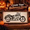 Motorcycle Stencil 7