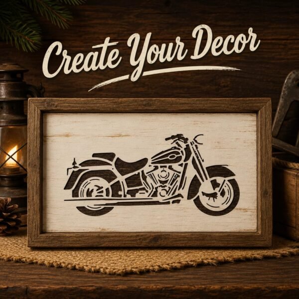 Motorcycle Stencil 7