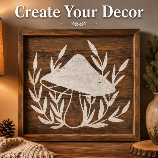 Mushroom Stencil 7