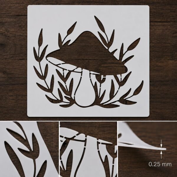 Mushroom Stencil 8