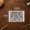Ocean Waves Stencil 2