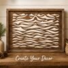 Ocean Waves Stencil 7