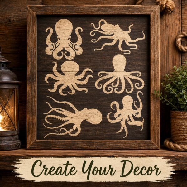Octopus Stencil 7