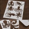 Octopus Stencil 8