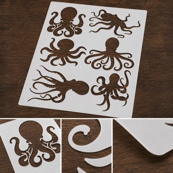 Octopus Stencil 8