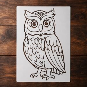 Owl 1 pc Stencil