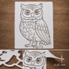 Owl 1 pc Stencil 8