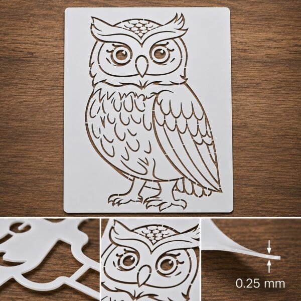 Owl 1 pc Stencil 8