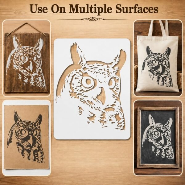 Owl Stencil 5