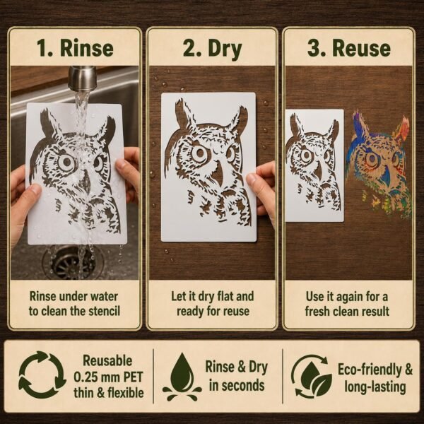 Owl Stencil 6