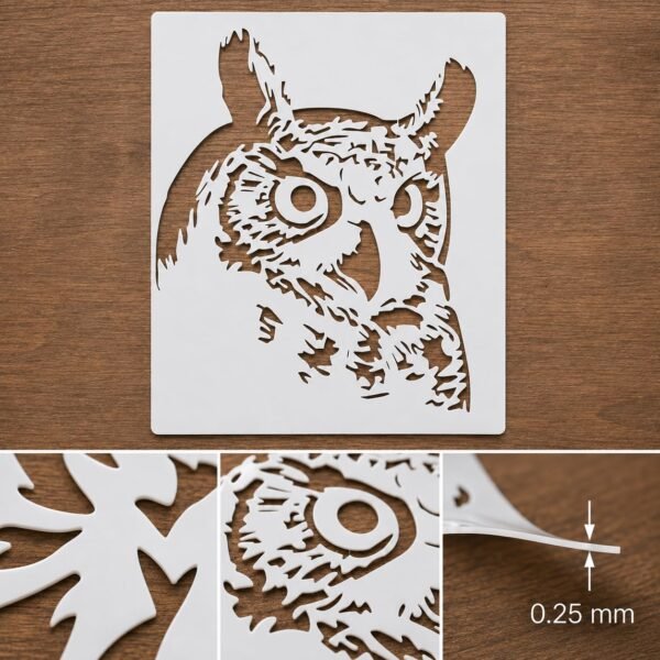 Owl Stencil 8
