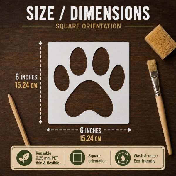 Paw Stencil 2