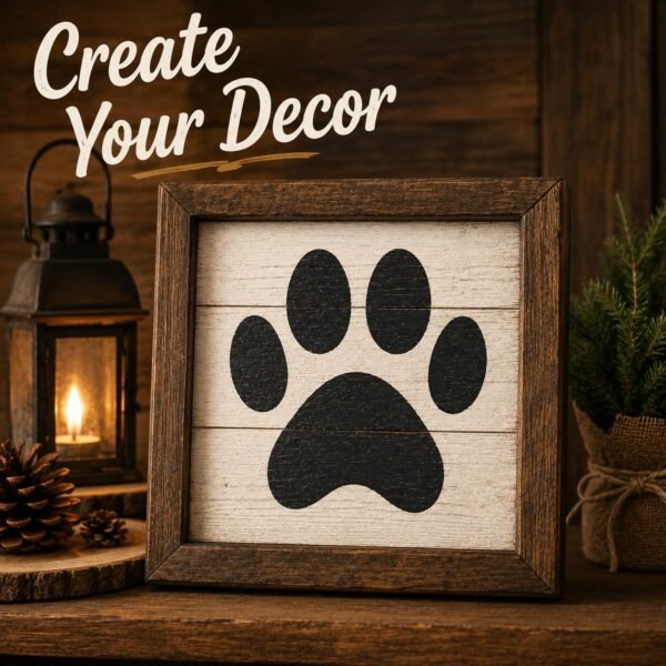 Paw Stencil 7