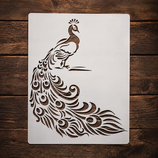 Peacock Stencil