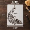 Peacock Stencil 2