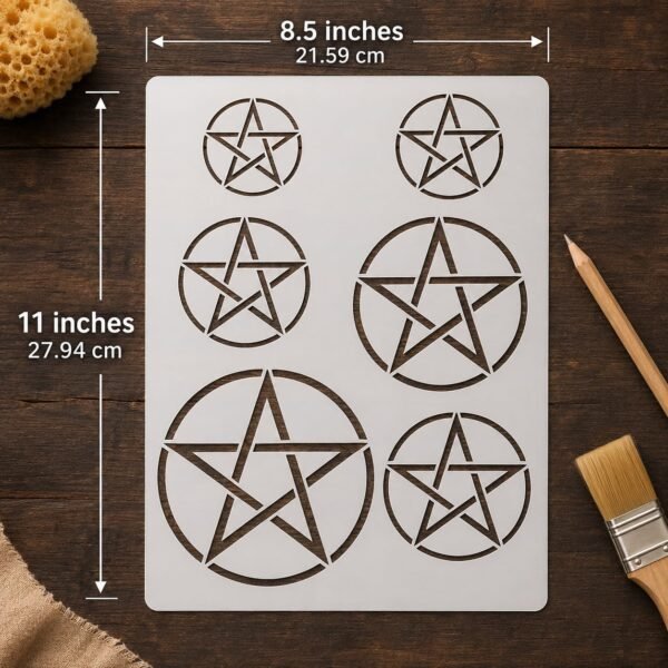 Pentagram Stencil 2