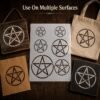 Pentagram Stencil 5