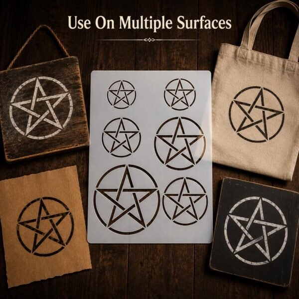 Pentagram Stencil 5