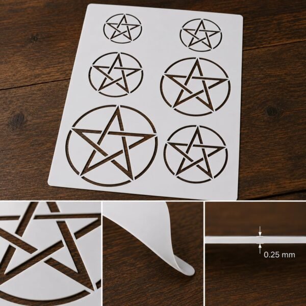 Pentagram Stencil 8
