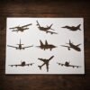 Planes Stencil