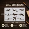 Planes Stencil 2