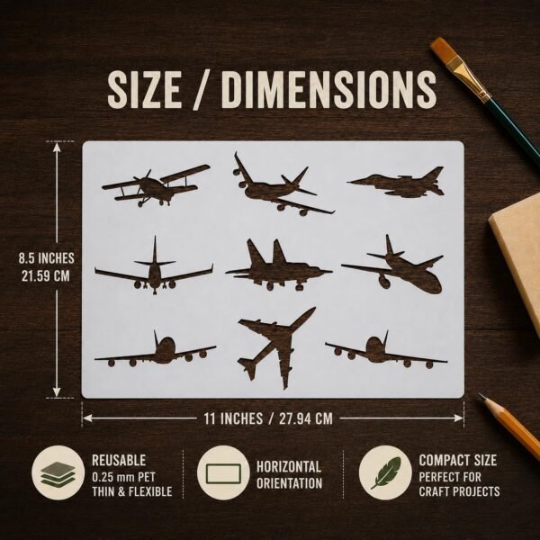 Planes Stencil 2