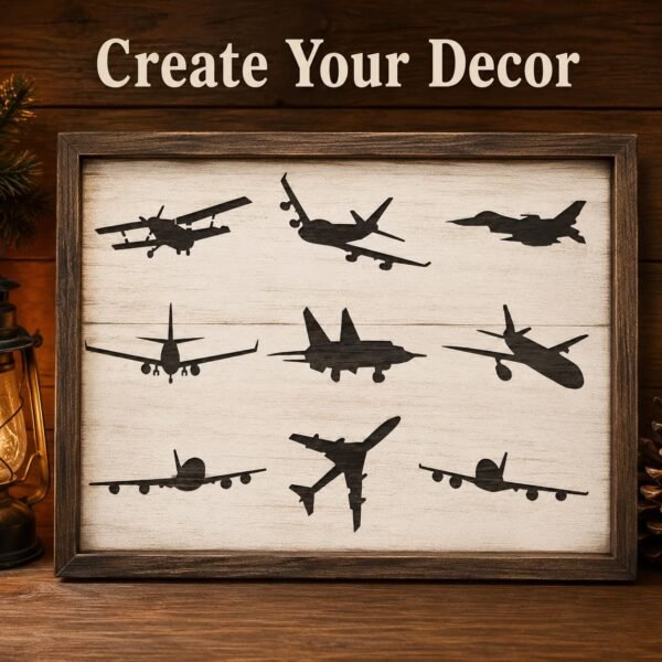 Planes Stencil 7