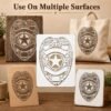 Police Badge Stencil 5