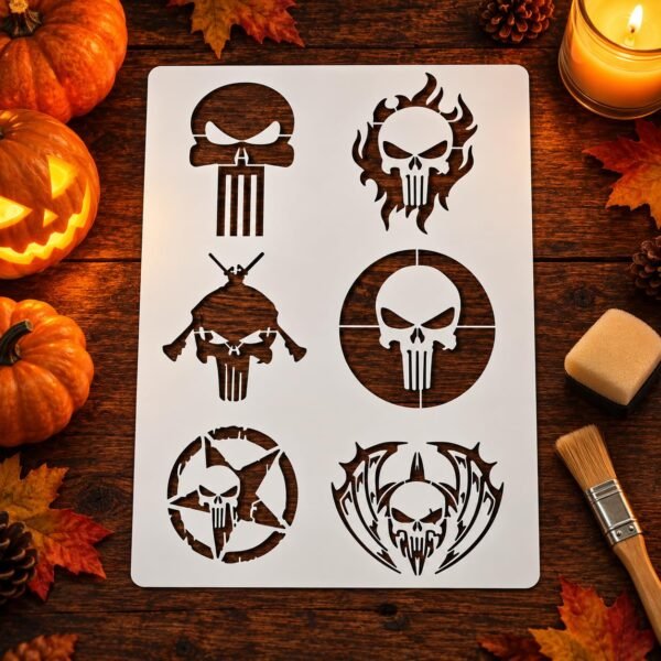 Punishers 6pc Stencil 2