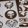 Punishers 6pc Stencil 8
