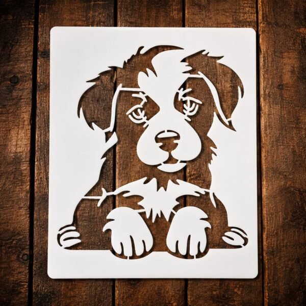 Puppy Stencil