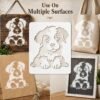 Puppy Stencil 4