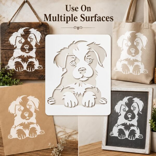 Puppy Stencil 4