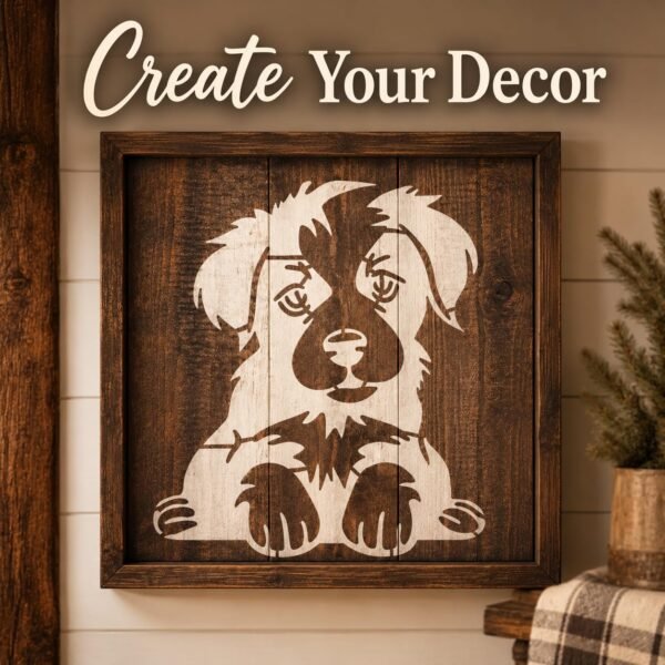 Puppy Stencil 7