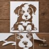 Puppy Stencil 8