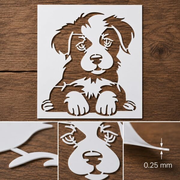 Puppy Stencil 8