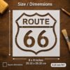 Route 66 Stencil 2