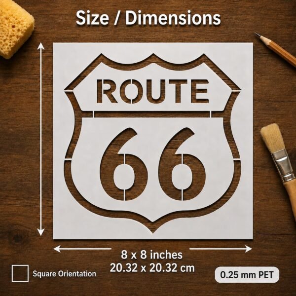 Route 66 Stencil 2