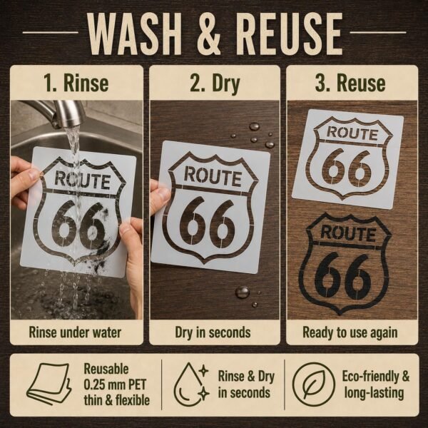 Route 66 Stencil 6