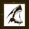 Shark Stencil 2