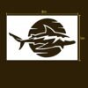Shark Stencil 3