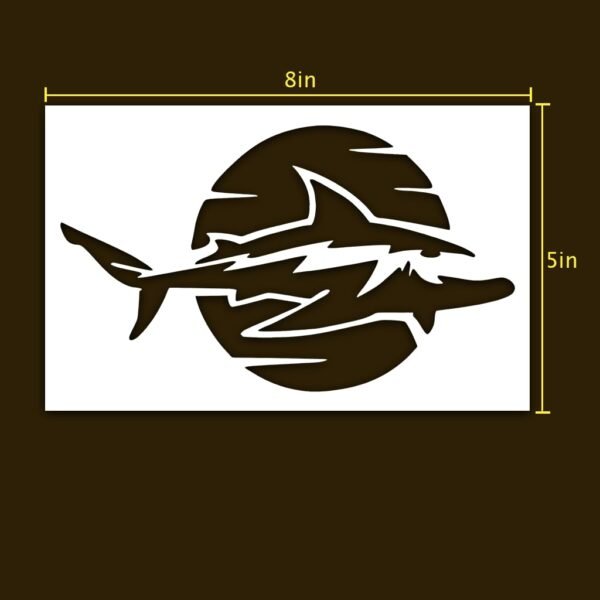 Shark Stencil 3