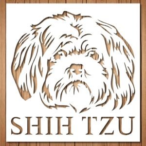 Shih Tzu Stencil