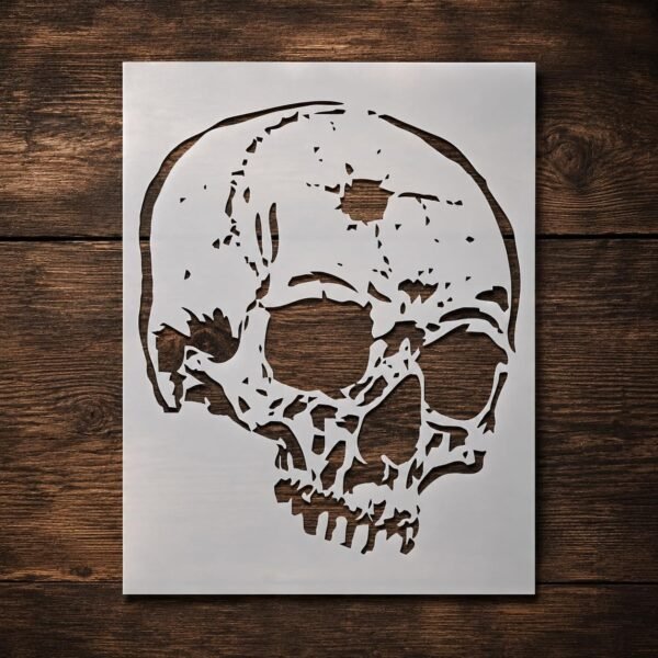 Skull Bullet Stencil