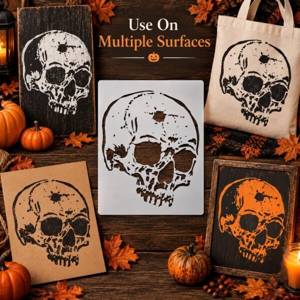 Skull Bullet Stencil 5