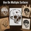 Skull Bullet Stencil 5
