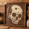 Skull Bullet Stencil 7